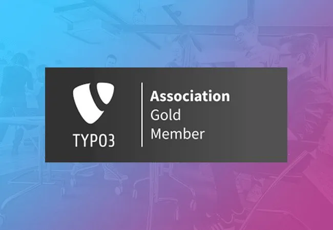 Wir sind TYPO3 Gold Member!