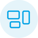 scalability icon e-pixler blue