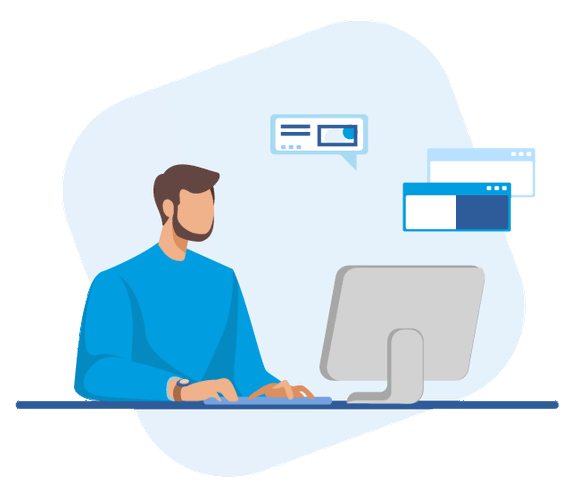 Barrierefreiheit Mann